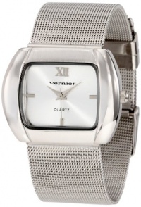 Vernier Women's VNR11092SS Classic Fashion Mesh Band Quartz Watch Vernier Women's VNR11092SS Classic Fashion Mesh Band Quartz Watch