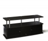 Convenience Concepts 151202ES Designs-2-Go TV Stand with 3 Cabinets for Flat Panel Television Up to 50-Inch or 85-Pound, Dark Espresso