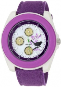 Sprout Unisex ST2006PRIVPR Eco-Friendly Corn Resin and Purple Organic Cotton Strap Watch Sprout Unisex ST2006PRIVPR Eco-Friendly Corn Resin and Purple Organic Cotton Strap Watch