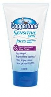Coppertone Sensitive Skin Faces SPF 50, 2-Ounce Tubes Coppertone Sensitive Skin Faces SPF 50, 2-Ounce Tubes