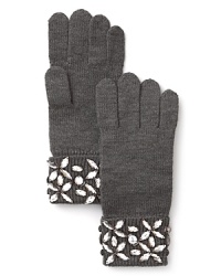 Roll up your jacket sleeves and add bling to your outdoor style with kate spade new york's jeweled cuff gloves. Roll up your jacket sleeves and add bling to your outdoor style with kate spade new york's jeweled cuff gloves.