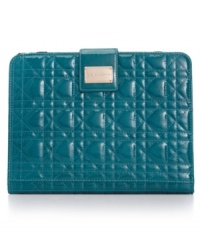 Give your gadget a glam-over with this shiny, quilted iPad case from Big Buddha, featuring a perfectly padded interior. Ideally sized to slip inside your purse, but looks equally chic outside your it-bag. Give your gadget a glam-over with this shiny, quilted iPad case from Big Buddha, featuring a perfectly padded interior. Ideally sized to slip inside your purse, but looks equally chic outside your it-bag.