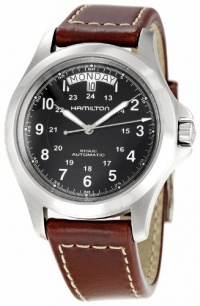 Hamilton Men's H64455533 Khaki King Black Dial Watch