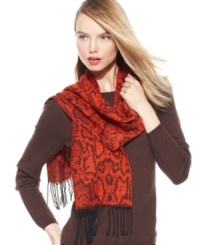 Got a penchant for python? Wrap yourself up in this impossibly chic scarf from Cejon that will keep you warm and wonderfully on-trend. Got a penchant for python? Wrap yourself up in this impossibly chic scarf from Cejon that will keep you warm and wonderfully on-trend.