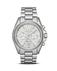 Designed with maximum versatility and polished, classic style in mind this stainless steel timepiece from MICHAEL Michael Kors adds a timeless touch of silver. Designed with maximum versatility and polished, classic style in mind this stainless steel timepiece from MICHAEL Michael Kors adds a timeless touch of silver.