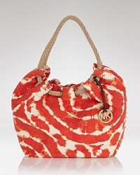Bohemian style gets a dose or practicality with this dip-dyed shoulder bag from MICHAEL Michael Kors. Ideal for summer days or vacation stays, this earthy style is an easy way to update your casual wardrobe. Bohemian style gets a dose or practicality with this dip-dyed shoulder bag from MICHAEL Michael Kors. Ideal for summer days or vacation stays, this earthy style is an easy way to update your casual wardrobe.