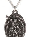 Bob Siemon Sterling Silver Saint Michael Medal, 20