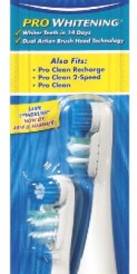 Crest Pro Whitening SpinBrush Toothbrush Refill, Medium (2 Refill Heads) Crest Pro Whitening SpinBrush Toothbrush Refill, Medium (2 Refill Heads)