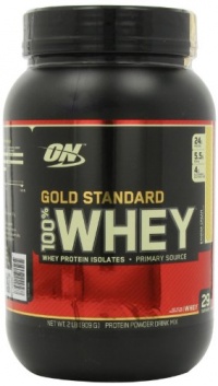 Optimum Nutrition 100% Whey Gold Standard, Banana Cream, 2 Pound