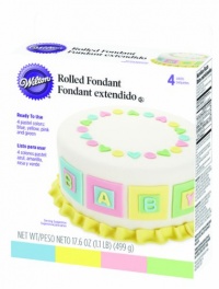 Wilton Pastel Colors Fondant, Multi Pack Wilton Pastel Colors Fondant, Multi Pack