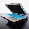 TopCase AQUA BLUE Keyboard Silicone Cover Skin for Macbook AIR 11 A1370 Late 2010 - Mid 2011(JULY) with TOPCASE Logo Mouse Pad