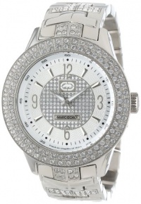 Marc Ecko Men's E16533G1 Silver Iced Watch Marc Ecko Men's E16533G1 Silver Iced Watch