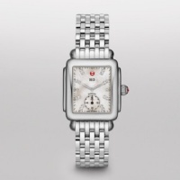MICHELE Deco 16 Stainless Steel White Diamond Dial Bracelet Watch MICHELE Deco 16 Stainless Steel White Diamond Dial Bracelet Watch