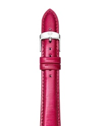Bring on the bold with this patent leather watch strap from Michele. It's the ultimate fashion upper for your ever-chic timepiece. Bring on the bold with this patent leather watch strap from Michele. It's the ultimate fashion upper for your ever-chic timepiece.