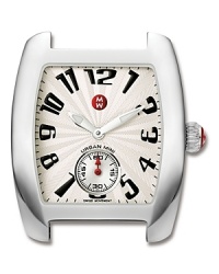 A smaller version of the Urban, the Urban Mini has all the stylish details of its larger counterpart. Stylized numbers, a sleek enamel dial and a sapphire crystal accent this stunning watch head. Fits with any 16 mm Michele strap. A smaller version of the Urban, the Urban Mini has all the stylish details of its larger counterpart. Stylized numbers, a sleek enamel dial and a sapphire crystal accent this stunning watch head. Fits with any 16 mm Michele strap.