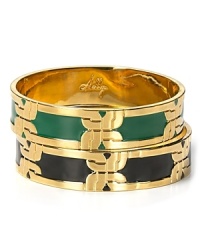 Solo or stacked, Milly's glinting enamel bangle is a prep's perfect pick up. Do like an Ivy Leaguer and wear yours against a boy-borrowed oxford for classic style with a touch of smart. Solo or stacked, Milly's glinting enamel bangle is a prep's perfect pick up. Do like an Ivy Leaguer and wear yours against a boy-borrowed oxford for classic style with a touch of smart.