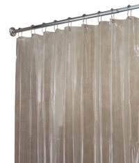 InterDesign Long Shower Curtain Liner, Clear 72 by 84 InterDesign Long Shower Curtain Liner, Clear 72 by 84