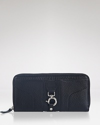 With style to match its substance, this leather Milly wallet is an effortless keep-it-together accessory. Its well organized interior features a top zip pocket, slip pocket, and 12 card slots. With style to match its substance, this leather Milly wallet is an effortless keep-it-together accessory. Its well organized interior features a top zip pocket, slip pocket, and 12 card slots.