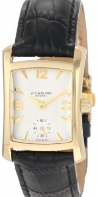 Stuhrling Original Women's 145L.12352 Classic Gatsby Swiss Quartz Gold Tone Leather Watch Stuhrling Original Women's 145L.12352 Classic Gatsby Swiss Quartz Gold Tone Leather Watch