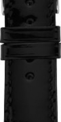 MICHELE 16mm Black Patent Leather Strap MICHELE 16mm Black Patent Leather Strap