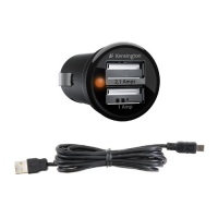 Kindle Fire PowerBolt Duo USB Car Charger with USB Cable by Kensington Kindle Fire PowerBolt Duo USB Car Charger with USB Cable by Kensington