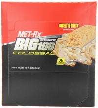 MET-Rx Colosal Sweet N Salty 100gr bar, 12 X 3.52 Oz box