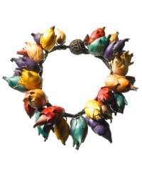 From Brazilian raw materials to handcrafted jewelry, Maria Oiticica's pieces are made of natural components, such as seeds and pods gathered from the floor of the Amazon. Her work is defined as biojewels, and has direct impact on environmental conservation, as local communities rely on the harvest of fallen fruit seeds. Discover Brasil. The bold colors. The exotic scents. The sensual textures. The natural sensations. Only at Macy's. From Brazilian raw materials to handcrafted jewelry, Maria Oiticica's pieces are made of natural components, such as seeds and pods gathered from the floor of the Amazon. Her work is defined as biojewels, and has direct impact on environmental conservation, as local communities rely on the harvest of fallen fruit seeds. Discover Brasil. The bold colors. The exotic scents. The sensual textures. The natural sensations. Only at Macy's.
