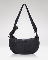 Stitched in the label's logo, MARC BY MARC JACOBS' nylon shoulder bag will instantly up your style status. Use it to keep urban essentials in good company. Stitched in the label's logo, MARC BY MARC JACOBS' nylon shoulder bag will instantly up your style status. Use it to keep urban essentials in good company.