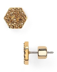 Add a dose of shine to your look with these MARC BY MARC JACOBS pave stud earrings. Pull your hair back into a sleek pony to showcase this shimmering style. Add a dose of shine to your look with these MARC BY MARC JACOBS pave stud earrings. Pull your hair back into a sleek pony to showcase this shimmering style.