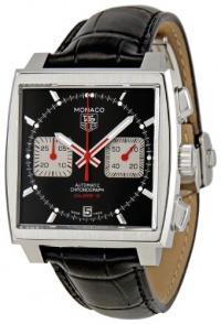 TAG Heuer Men's CAW2114.FC6177 Patent Leather Analog with Black Dial Watch TAG Heuer Men's CAW2114.FC6177 Patent Leather Analog with Black Dial Watch