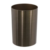 Umbra Metalla 3.5-Gallon Polypropylene Waste Can, Metallic Bronze Umbra Metalla 3.5-Gallon Polypropylene Waste Can, Metallic Bronze