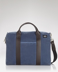 Head to and from work with this handsome and durable brief from the ever-innovative Jack Spade. It's rendered in soft cotton and organized for quick, logical navigation, and features an adjustable shoulder strap that makes your commute easy. Head to and from work with this handsome and durable brief from the ever-innovative Jack Spade. It's rendered in soft cotton and organized for quick, logical navigation, and features an adjustable shoulder strap that makes your commute easy.