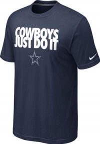 Men's Dallas Cowboys NFL Just Do It Tee by Nike (Navy-White)(Size=X-LARGE) Men's Dallas Cowboys NFL Just Do It Tee by Nike (Navy-White)(Size=X-LARGE)