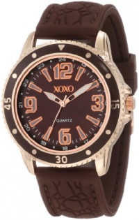 XOXO Women's XO8050 Brown Strap with Brown Bezel Analog Watch XOXO Women's XO8050 Brown Strap with Brown Bezel Analog Watch