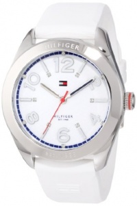 Tommy Hilfiger Women's 1781255 Sport White Silicon Stainless Steel Watch Tommy Hilfiger Women's 1781255 Sport White Silicon Stainless Steel Watch
