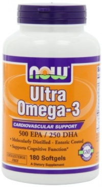 Now Foods Ultra Omega 3, Fish Oil Soft-gels, 180-Count Now Foods Ultra Omega 3, Fish Oil Soft-gels, 180-Count