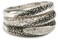 Judith Jack Impact Silver Sterling Silver, Marcasite, and Crystal Stack Rings Judith Jack Impact Silver Sterling Silver, Marcasite, and Crystal Stack Rings