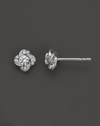 Diamond Flower 14K White Gold Earrings, 0.25 ct. t.w. Diamond Flower 14K White Gold Earrings, 0.25 ct. t.w.