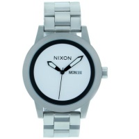 NIXON Men's A263-166 Stainless Steel Analog Silver Dial Watch NIXON Men's A263-166 Stainless Steel Analog Silver Dial Watch