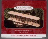 The Flight at Kitty Hawk: Sky's the Limit 1997 Hallmark Keepsake Ornament The Flight at Kitty Hawk: Sky's the Limit 1997 Hallmark Keepsake Ornament