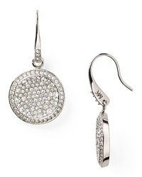 Curvy, concave-shaped drops add a touch of sculptural beauty to these simply styled Michael Kors earrings, which dangle from French wires. Curvy, concave-shaped drops add a touch of sculptural beauty to these simply styled Michael Kors earrings, which dangle from French wires.