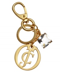 Add a little luxe to your life with this Couture Yourself keychain from Juicy Couture. Signature gold-tone and rhinestone charms add instant allure, while secure dog clip clasp keeps it all in place. Add a little luxe to your life with this Couture Yourself keychain from Juicy Couture. Signature gold-tone and rhinestone charms add instant allure, while secure dog clip clasp keeps it all in place.