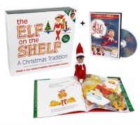 The Elf on the Shelf: A Christmas Tradition with Blue Eyed North Pole Girl Pixie-elf with Bonus An Elf Story DVD