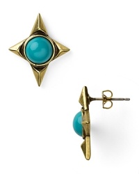 House of Harlow 1960's turquoise star studs are a stellar choice for your lobes. The bright baubles lend a mystic flair to any look. House of Harlow 1960's turquoise star studs are a stellar choice for your lobes. The bright baubles lend a mystic flair to any look.