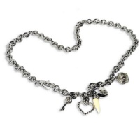 Stainless Steel 23.5-Inch Fashionable Curb Link Chain Necklace Jewellery - Silver Stainless Steel 23.5-Inch Fashionable Curb Link Chain Necklace Jewellery - Silver