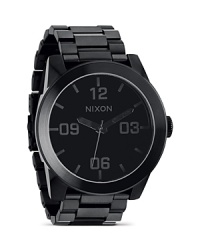 Nixon's The Corporal makes a sleek debut with a deep, dark all-black design. Nixon's The Corporal makes a sleek debut with a deep, dark all-black design.