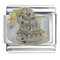Pugster Wedding Cake Italian Charms Bracelet Link Pugster Wedding Cake Italian Charms Bracelet Link