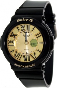 Casio Baby G Neon Illuminator Gold Dial Women's Watch - BGA160-1B Casio Baby G Neon Illuminator Gold Dial Women's Watch - BGA160-1B