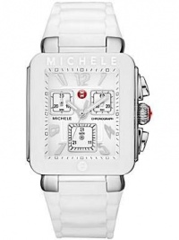 Michele MWW06L000001 Watch Jelly Bean Ladies - White Dial Steel Case Quartz Movement Michele MWW06L000001 Watch Jelly Bean Ladies - White Dial Steel Case Quartz Movement