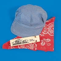 Little Engineer Hat Bandanna & Whistle Set Little Engineer Hat Bandanna & Whistle Set